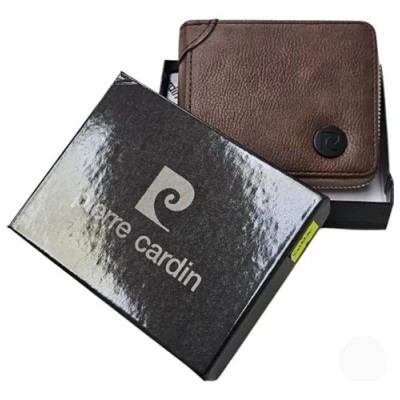 Billetera Pierre Cardin Pu Marrón
