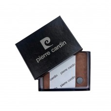 Billetera Pierre Cardin PU Marrón