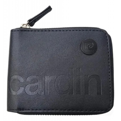 Billetera Pierre Cardin Hombre Pu Negro