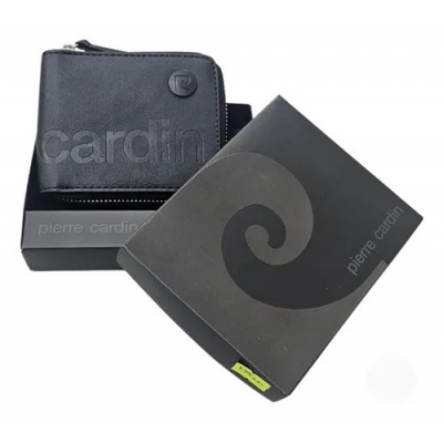 Billetera Pierre Cardin Hombre Pu Negro
