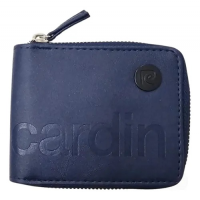 Billetera Pierre Cardin Hombre Pu Azul