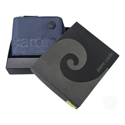 Billetera Pierre Cardin Hombre Pu Azul