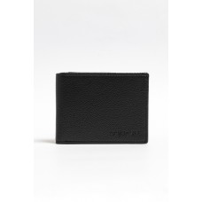 Billetera Squash Pu Graneado Simple Marrón Con RFID