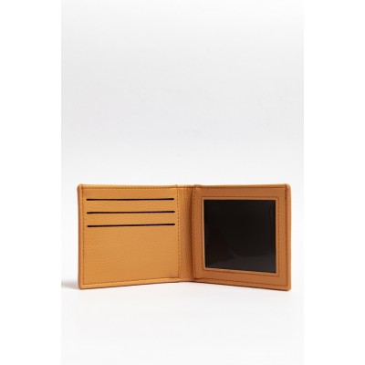 Billetera Squash Pu Graneado Simple Suela Con Rfid