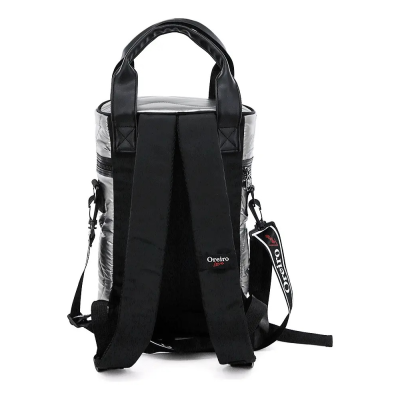 Mochila Morral Matera Con Tiras Oreiro Love Gris