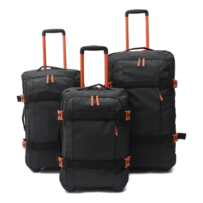 Bolso De Viaje Squash Impermeable Con Rueda 20" Negro