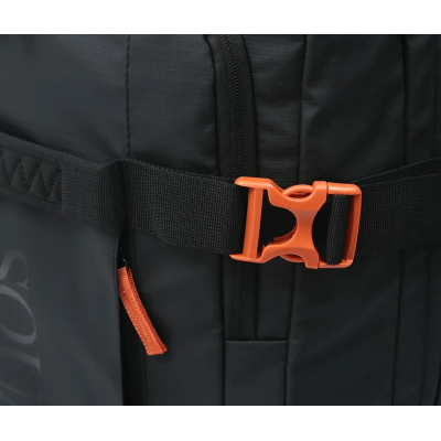 Bolso De Viaje Squash Impermeable Con Rueda 20" Negro