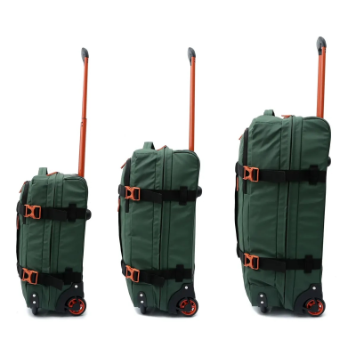 Bolso De Viaje Squash Impermeable Con Rueda 20" Verde