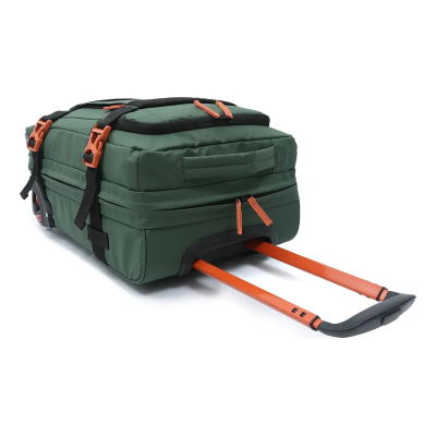 Bolso De Viaje Squash Impermeable Con Rueda 20" Verde