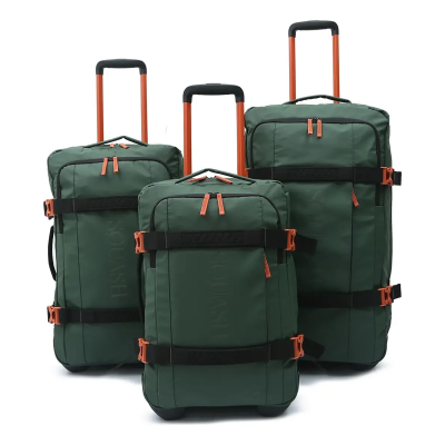 Bolso De Viaje Squash Impermeable Con Rueda 20" Verde