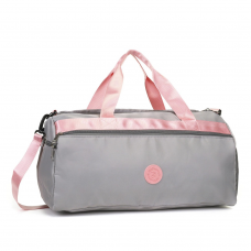 Bolso De Mano Deportivo Trendy Gris