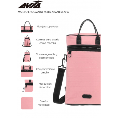 Matero Engomado Wells Avia Rosa