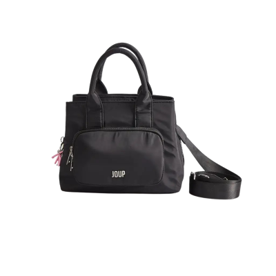 Bandolera Joup De Nylon Con Llavero Desmontable Negro