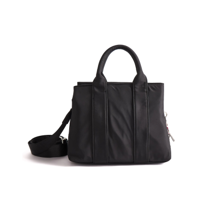 Bandolera Joup De Nylon Con Llavero Desmontable Negro