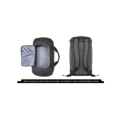 Bolso Mochila Impermeable Multifunción Urbano Negro Squash