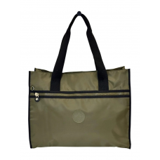 Bolso Cartera Canteo Microfibra Verde