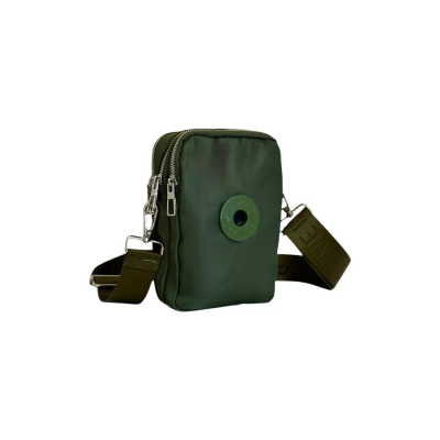 Bandolera Canteo Urbana Microfibra Verde