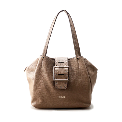Cartera Squash Clásica Gia Beige