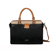 Bolso Cartera Squash Clásica Carole Negro