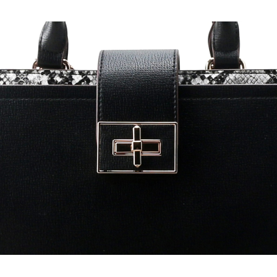 Cartera Squash Clásica Julie Negro