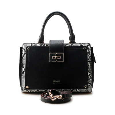 Cartera Squash Clásica Julie Negro