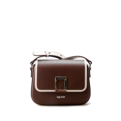 Bandolera Squash Clásica Sophie Marrón