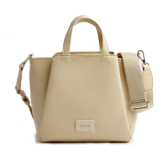 Cartera Squash Chica Beige