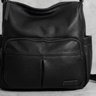 Cartera Gondola Squash Negro