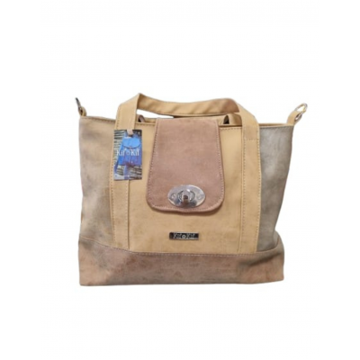 Cartera Combinada Kif Kif Beige