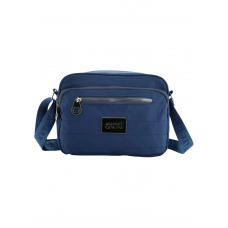 Bandolera Agarrate Catalina Microfibra Azul