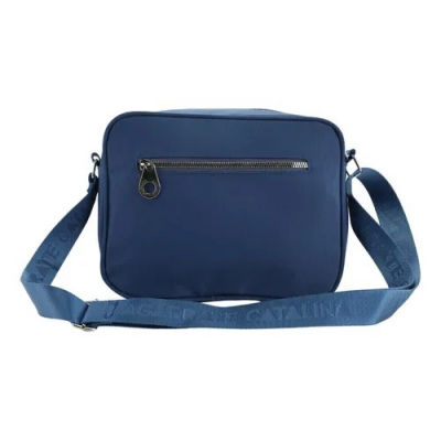 Bandolera Agarrate Catalina Microfibra Azul