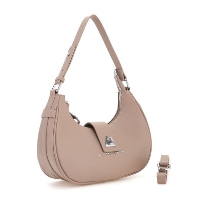 Cartera Bandolera Agarrate Catalina Pu Beige