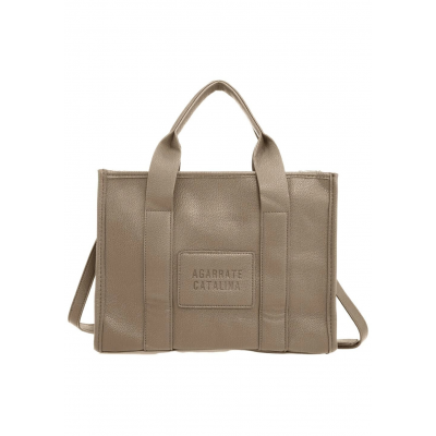 Cartera Francesca Agarrate Catalina Pu Cemento