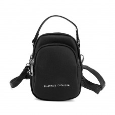 Mini Cartera Bandolera Agarrate Catalina Pu Negro