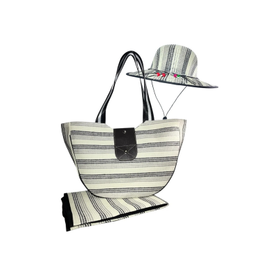 Set Playero Kralice Con Sombrero Y Lona Negro