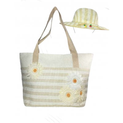 Set Playero Kralice Canasto Con Sombrero Y Lona Maíz