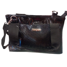 Cartera Kif Kif  Chica Charol Negro