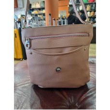 Bandolera Good Company 1770 Pu. Rosa Bolsillo Frente Con Ima