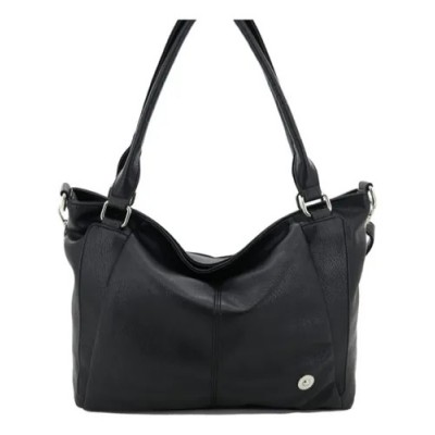 Cartera Bolso Good Company S2205 Satinado Negro Tira Extraíble