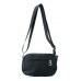 Bandolera Good Company 2303 Satinado Negro Doble Bolsillo Fr