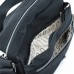Bandolera Good Company 2303 Satinado Negro Doble Bolsillo Fr