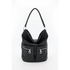 Cartera Bolso Good Company S2360 Satinado Negro Bolsillo Fre