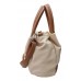 Cartera Bolso Good Company A2421 Beige Con Rosa Triple Con T