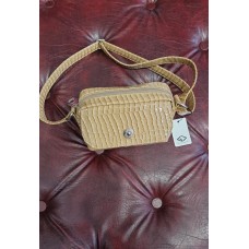 Bandolera Good Company Crocco Charol Beige 2210