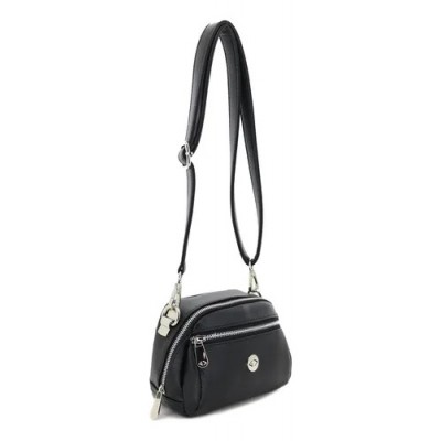 Bandolera Good Company Chica 2518 Negro Pu.