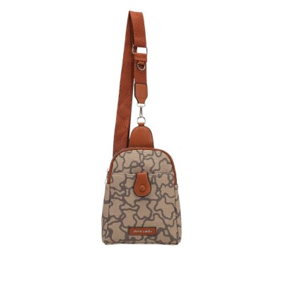 Cartera Morral Pierre Cardin Beige