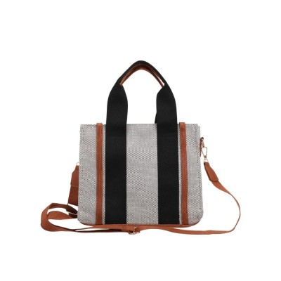 Cartera Bolso Pierre Cardin Playero Combinado Negro