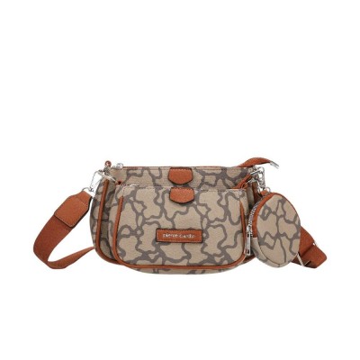Cartera Morral Pierre Cardin Beige