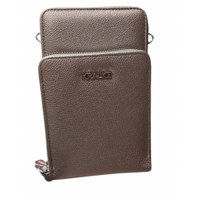 Bandolera Porta Celular Kralice Plateado