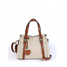 Cartera Bandolera Mini Tote Squash Beige
